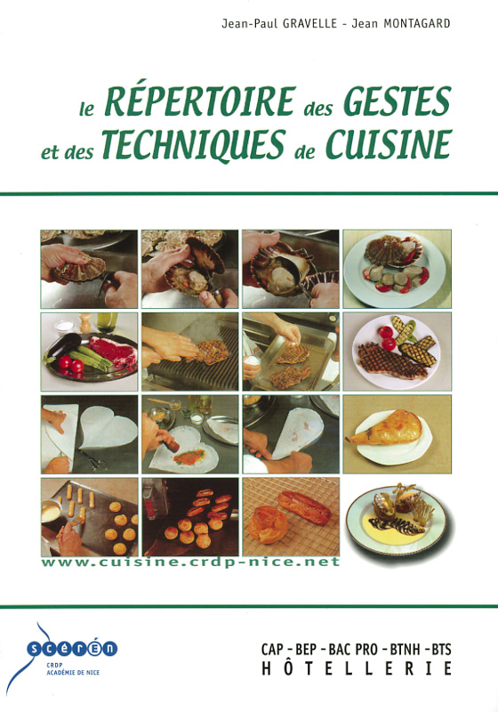 Couverture du livre : "Le répertoire des gestes et des techniques de cuisine"